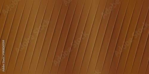 Diagonal brown paper cutouts with subtle shadow effect vector