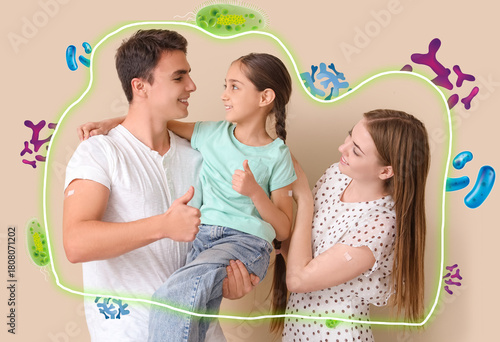 Parents and their daughter ...