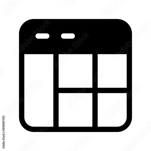 Calendar Icon Vector Symbol Design Illustration
