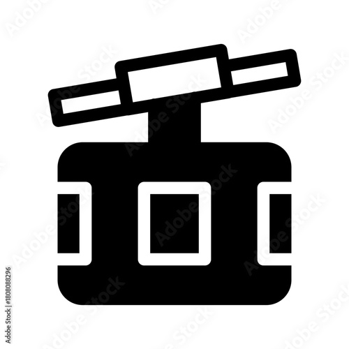Cable Car Cabin Icon Vector Symbol Design Illustration