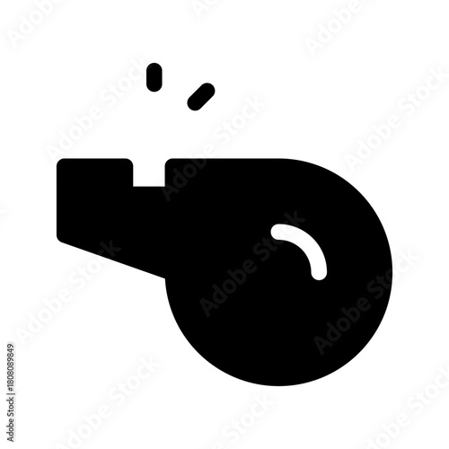 Whistle Icon Vector Symbol Design Illustration