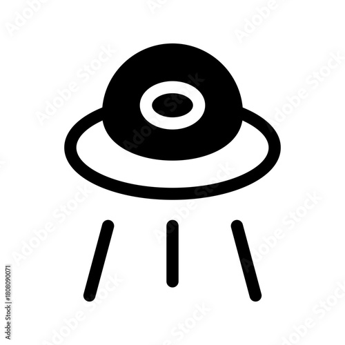 Ufo Icon Vector Symbol Design Illustration