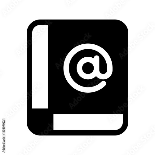 Contact Icon Vector Symbol Design Illustration