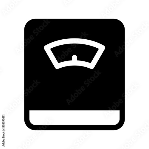 Weight Scale Icon Vector Symbol Design Illustration
