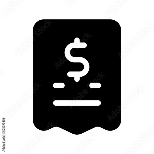 Invoice Icon Vector Symbol Design Illustration