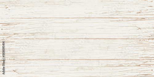 White wooden surface background vector plank wood texture rustic clean natural board pattern for decoration design interior backdrop vintage style