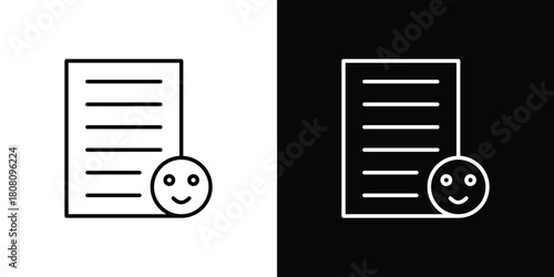 Complaint icon thin line outline concept. Linear style icon. Editable stroke. Vector