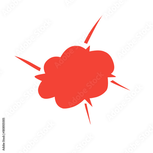 comic book explosion vector graphic