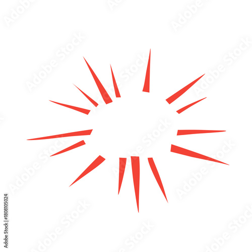 comic book explosion vector graphic