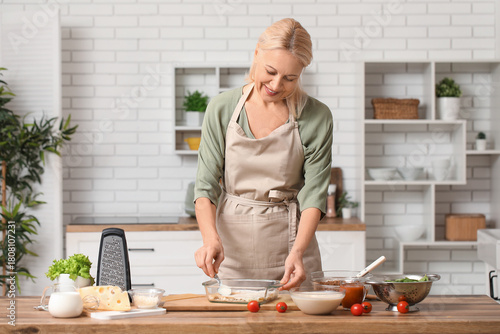 Beautiful mature happy woma...