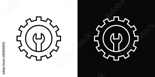 Project Development icon thin line outline concept. Linear style icon. Editable stroke. Vector