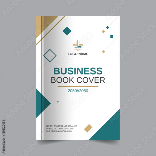 Creative Business Identity Book Cover Template for Flyer, Brochure, Magazine, and Marketing Poster
