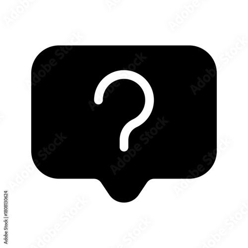 Question Icon Vector Symbol Design Illustration