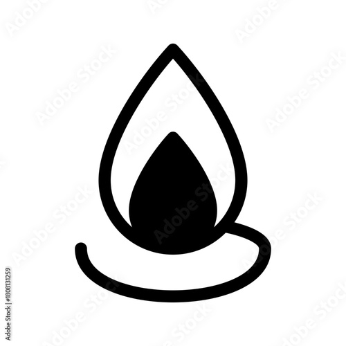 Gas Icon Vector Symbol Design Illustration