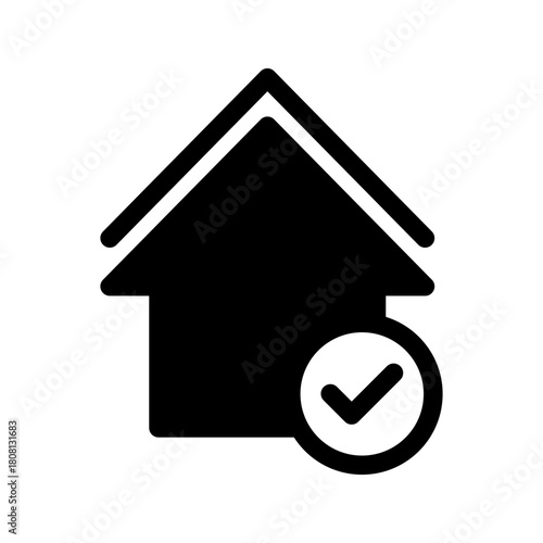 Home Icon Vector Symbol Design Illustration