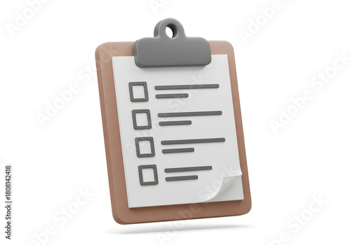Checklist clipboard image