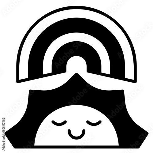 Positive Vibes Black Fill Icon