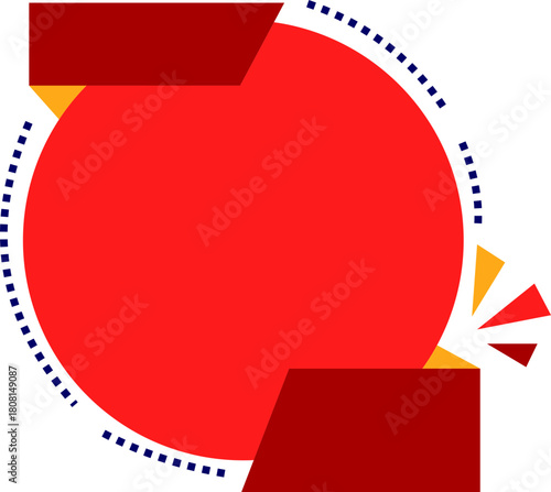 Sale Banner With Dot 