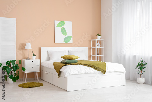 Interior of stylish room wi...