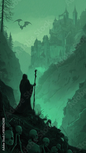 The game background and game asset, slot game element, video game background Illustration.