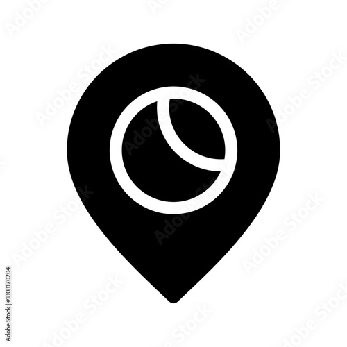 Location Pin Icon Vector Symbol Design Illustration