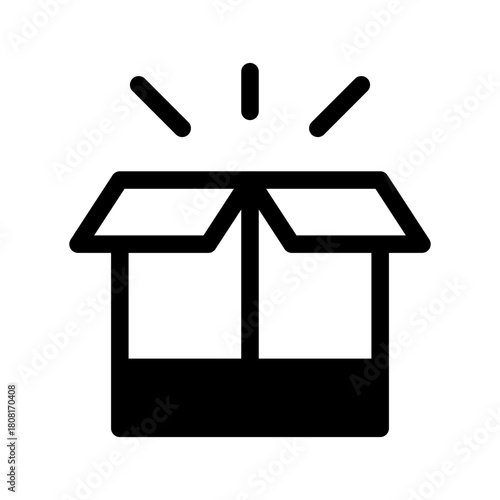 Box Icon Vector Symbol Design Illustration