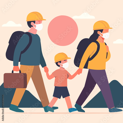 Migrant Safety Illustration