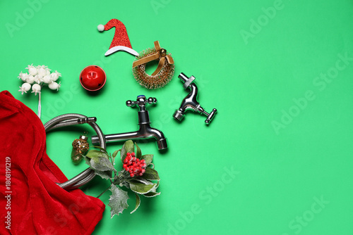 Santa bag with plumber's su...