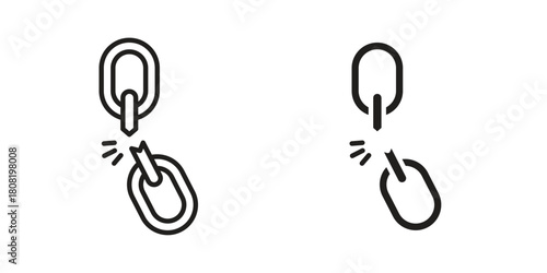 Weakness icon symbols. app and web UI solid and line icon, EPS10