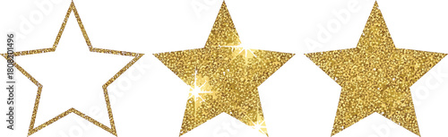 Rating Stars in Gold Texture A Symbol of Quality and Value