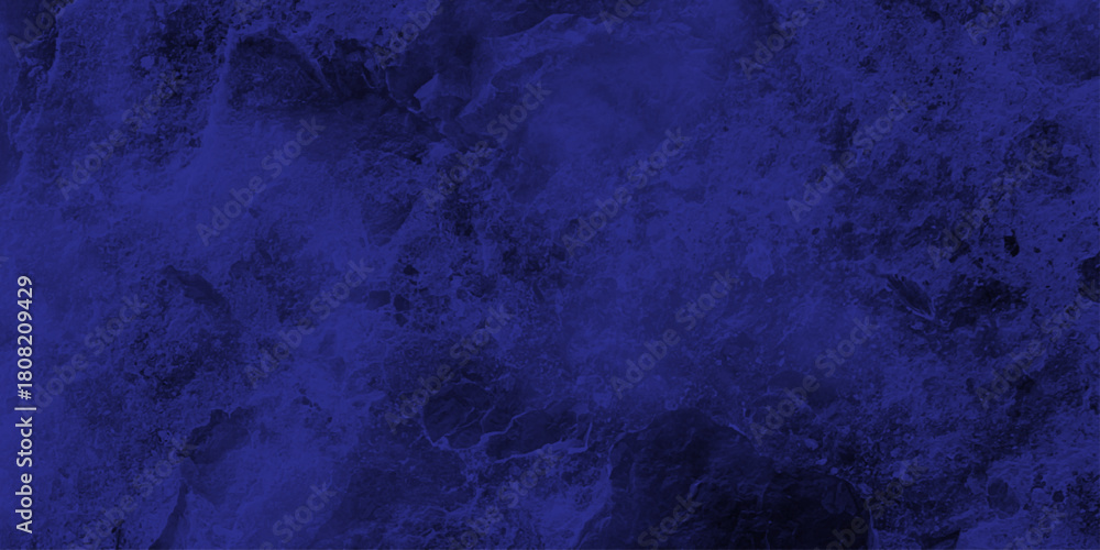 Fototapeta premium Dark abstract background with blue grunge effect background. blue velvet grunge texture fantasy smooth watercolor painted art design. Dark elegant Royal blue shades aquarelle paint