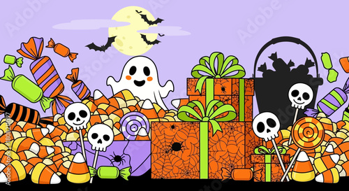 Illustration of an elderly man praying with hands clasped in a dark blue setting.