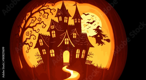 Illustration of an elderly man praying with hands clasped in a dark blue setting.