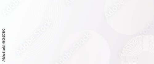Soft white and light grey abstract background with smooth circular shapes and subtle gradient waves, clean and modern minimalist design.