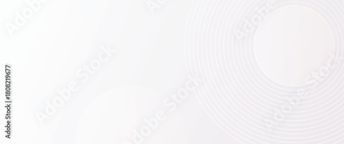 Soft white and light grey abstract background with smooth circular shapes and subtle gradient waves, clean and modern minimalist design. eps10.