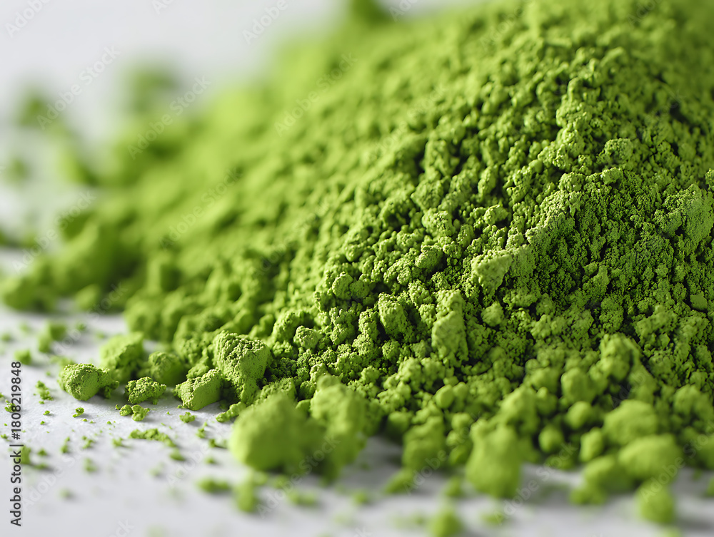 Obraz premium Healthy matcha lifestyle exploring the benefits of matcha powder in a wellness environment