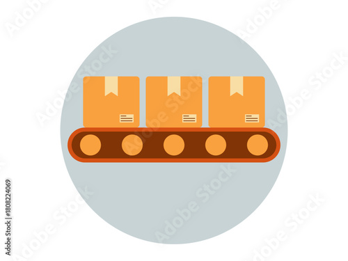 Wholesale packaging icon. Product delivery icon. Flat vector icons. Illustration concept.