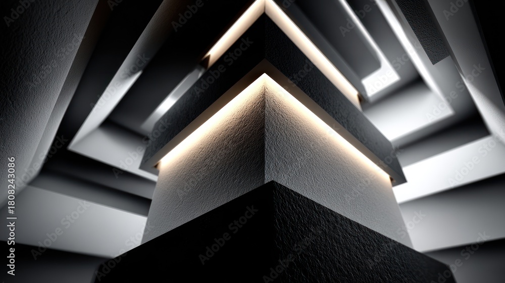 Obraz premium Abstract architectural structure