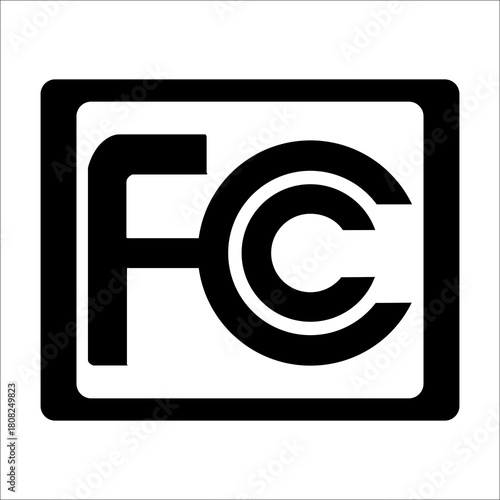FCC Federal communications commission Vector