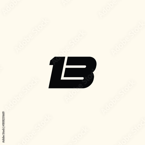Initials LB logo vector