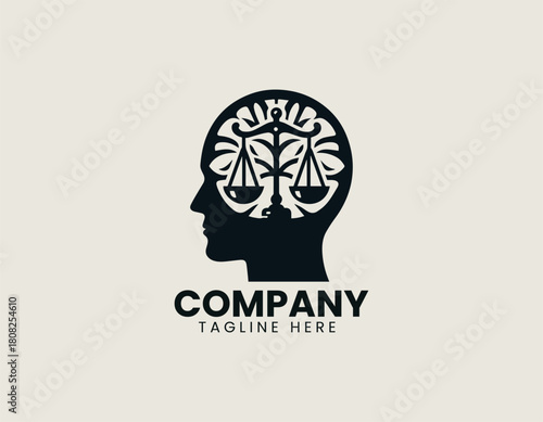Mind Legal Logo black vector logo