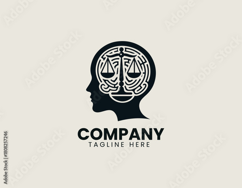 Mind Legal Logo black vector logo