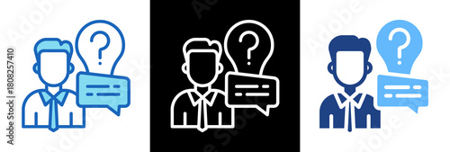 Question tripplestyle icon