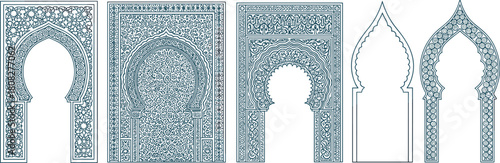 Exquisite Moroccan Arch Designs A Collection of Islamic Ornamentation
