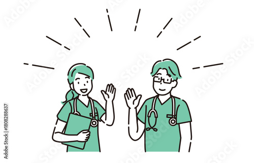 医者　先生　セット