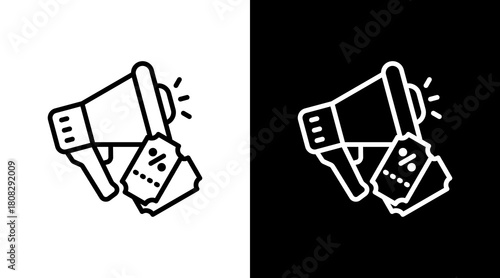 Sales Promotion With Icon Set Design