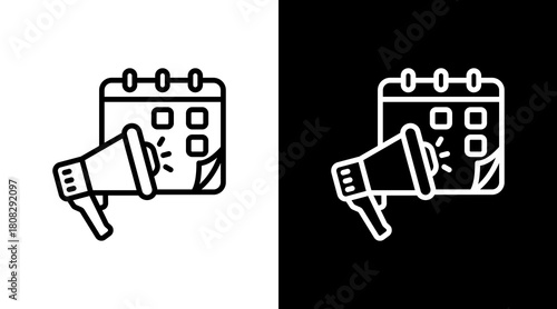 Event Marketing With Icon Set Design