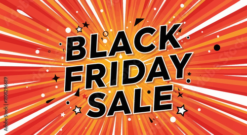 Black Friday Sale: A vibrant explosion of colors announces the highly anticipated shopping event, beckoning consumers with its promise of significant discounts and unbeatable deals.