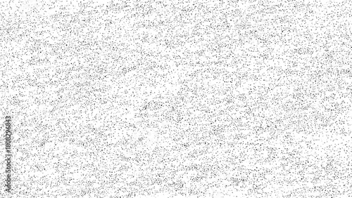 Vector grunge noise texture with random ink dots and grain effect on transparent background for abstract retro design use.