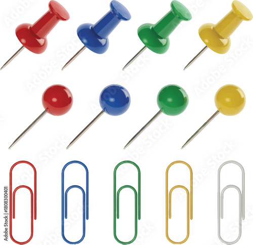set of push pins